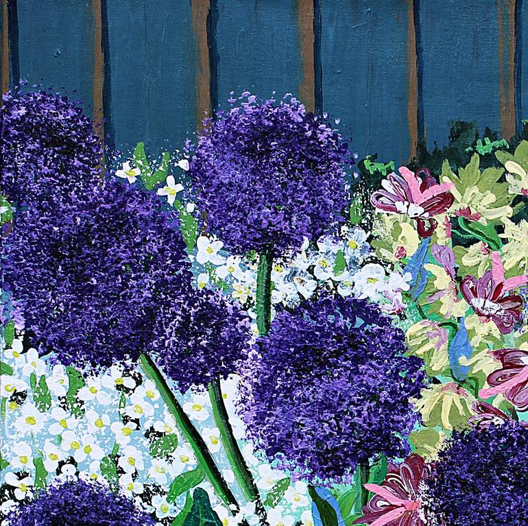 Original Contemporary Floral Painting by Marinela Puscasu