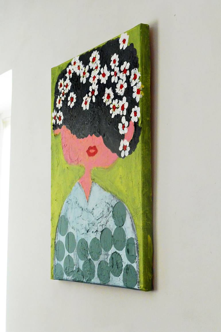 Original Conceptual Abstract Painting by Marinela Puscasu