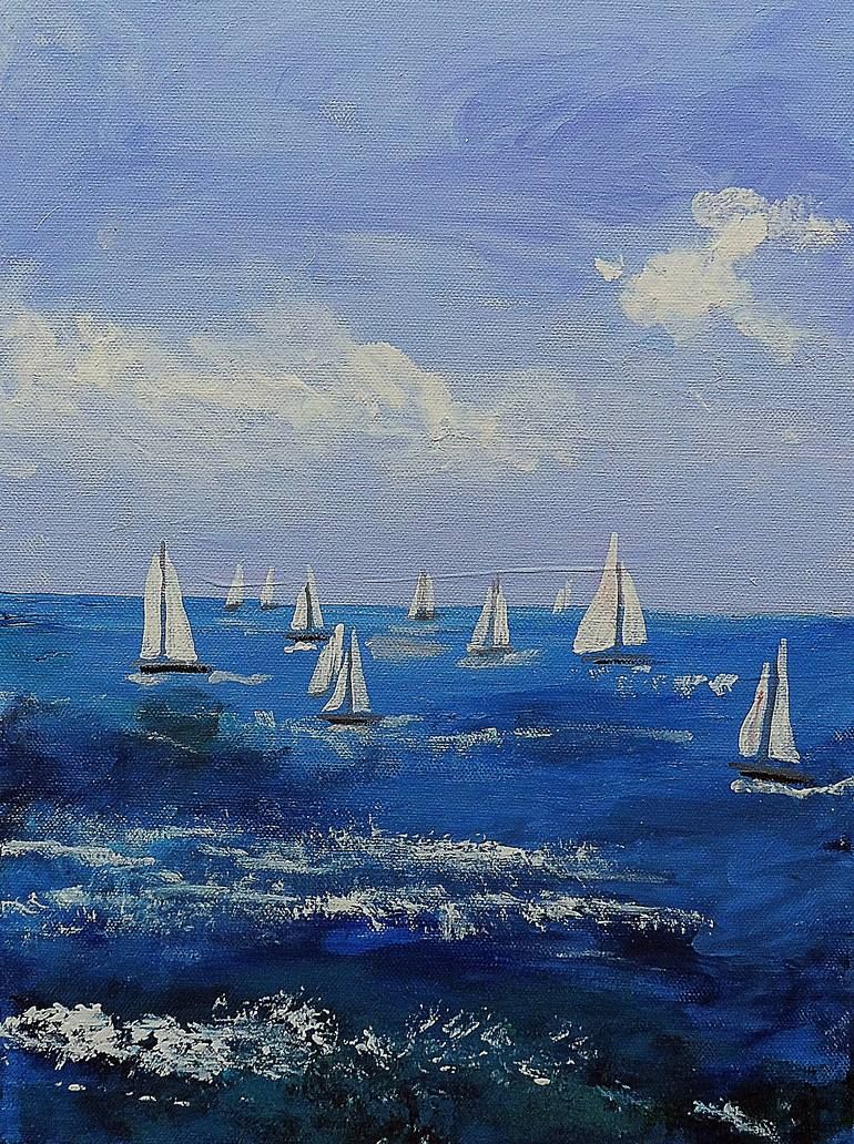 Original Conceptual Other Painting by Marinela Puscasu
