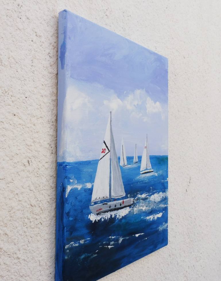 Original Conceptual Other Painting by Marinela Puscasu