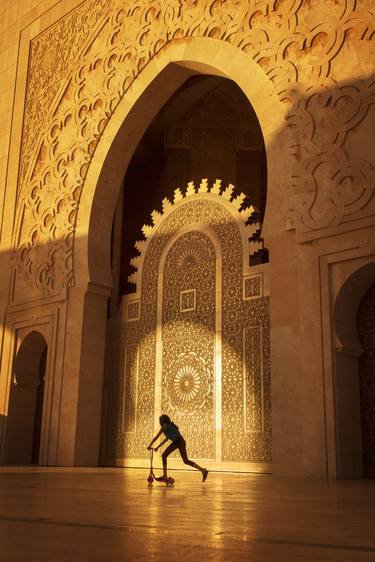 Mosque at sunset, Casablanca,Morocco. - Limited Edition of 15 thumb