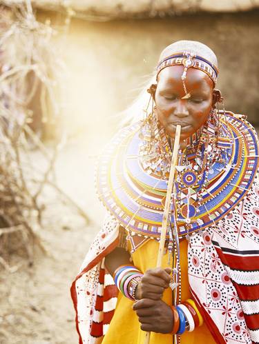 Saatchi Art Artist Philip Lee Harvey; Photography, “Massai bride on her wedding day. - Limited Edition of 15” #art