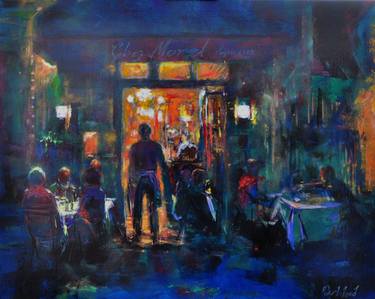 Original Impressionism People Paintings by Peter Wood