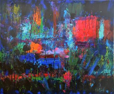 Original Abstract Expressionism Abstract Paintings by Peter Wood