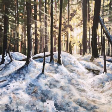 Original Impressionism Landscape Paintings by Bre Ritchie