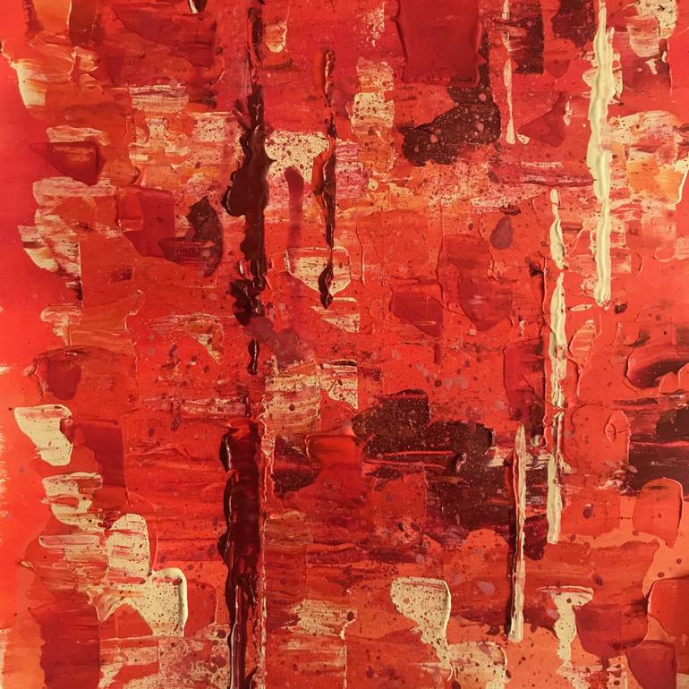 Original Conceptual Abstract Painting by Aya-Maria Nehmé