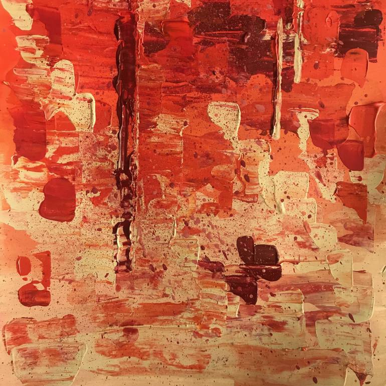 Original Conceptual Abstract Painting by Aya-Maria Nehmé