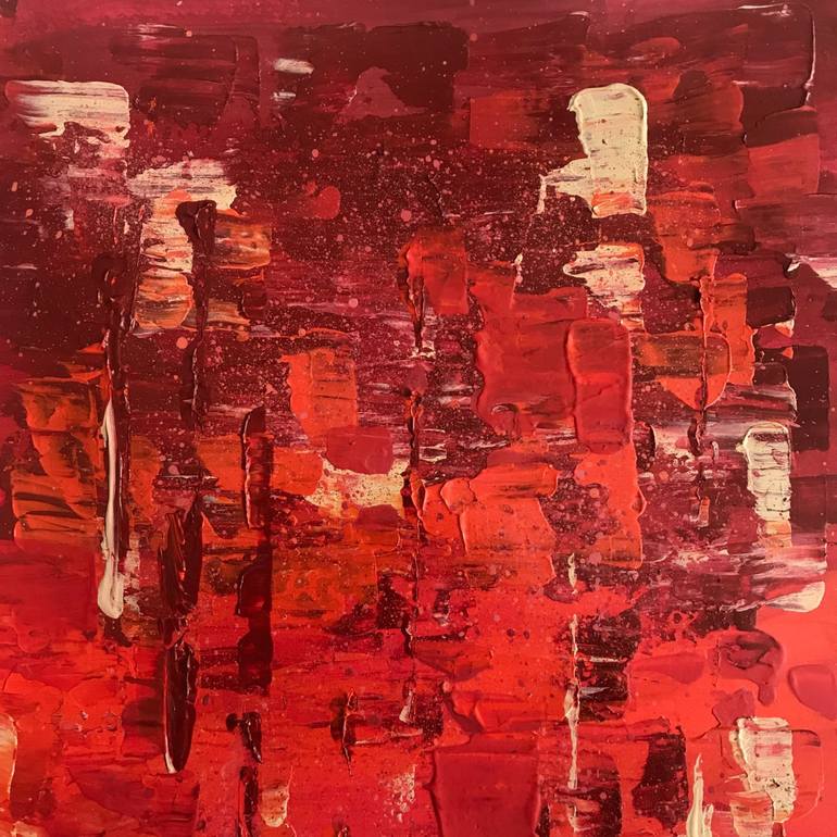 Original Conceptual Abstract Painting by Aya-Maria Nehmé