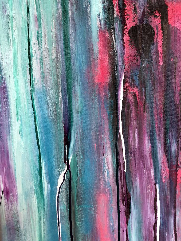 Original Abstract Expressionism Abstract Painting by Mieke Noordegraaf