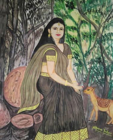 Print of Rural life Paintings by Alpana Yadav