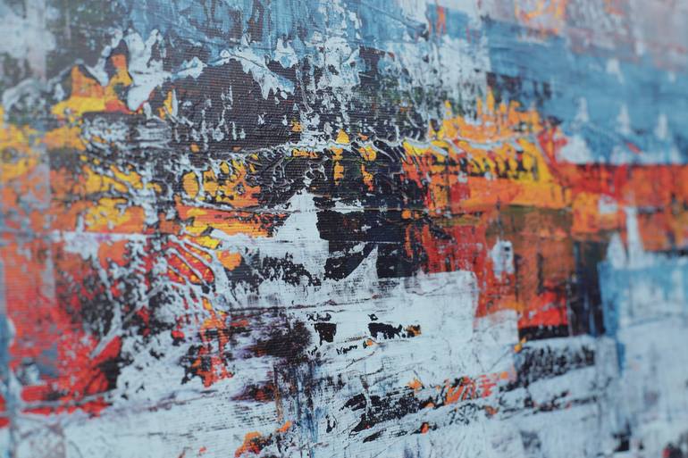 Original Abstract Expressionism Abstract Painting by Kasia Bialasiewicz