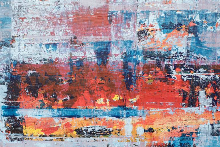 Original Abstract Expressionism Abstract Painting by Kasia Bialasiewicz