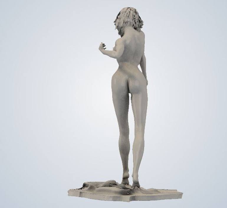 Original Expressionism Nude Sculpture by James Johnson