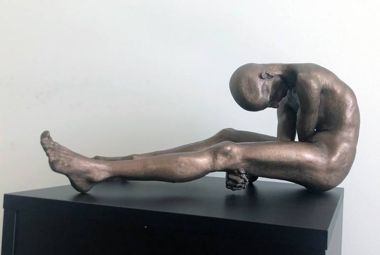 Original Contemporary Nude Sculpture by James Johnson