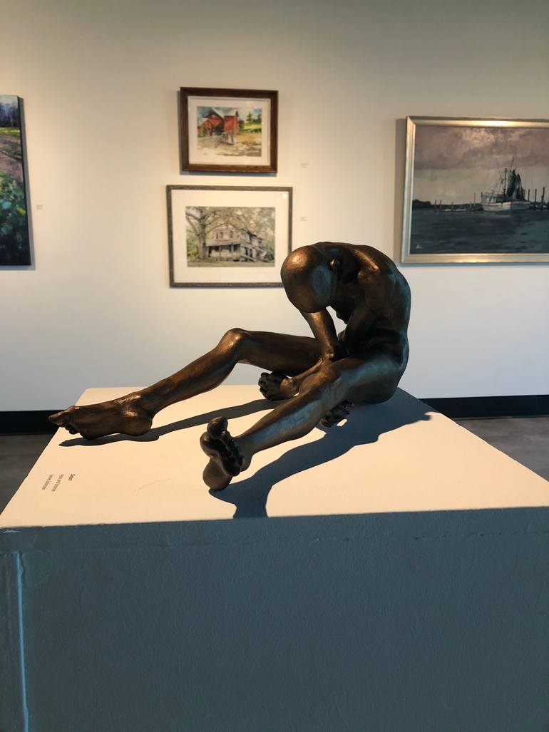 Original Contemporary Nude Sculpture by James Johnson