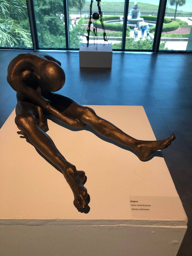Original Contemporary Nude Sculpture by James Johnson