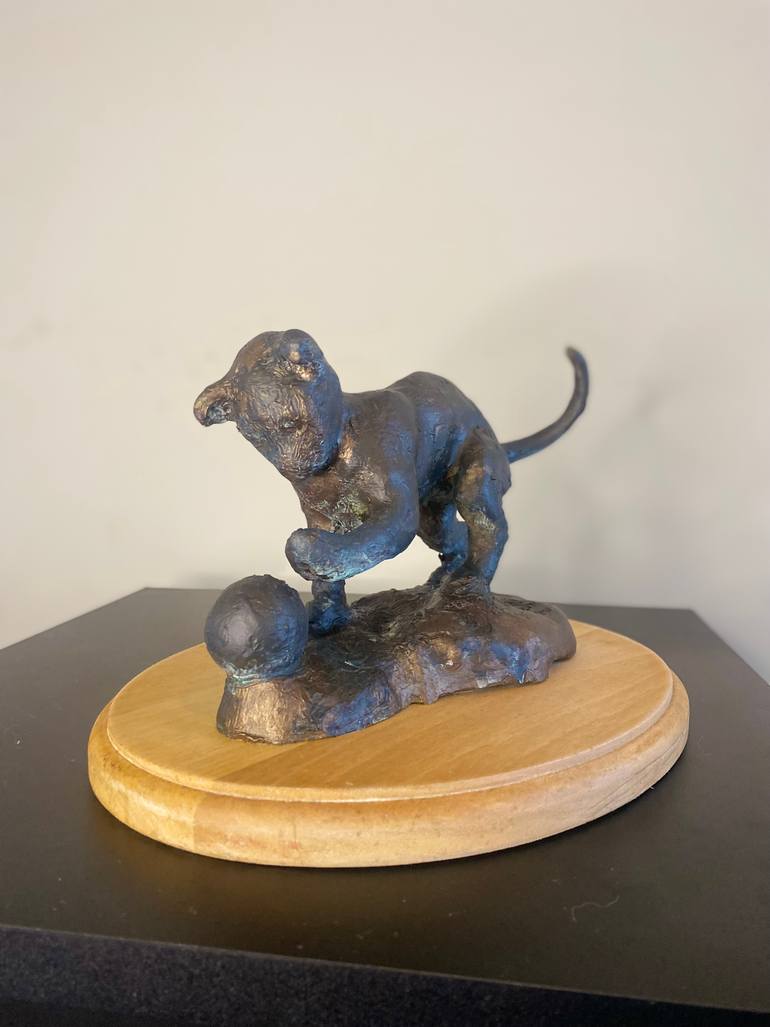 Original Contemporary Cats Sculpture by James Johnson