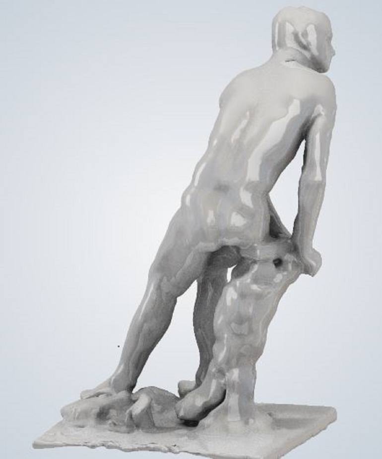 Original Expressionism Nude Sculpture by James Johnson