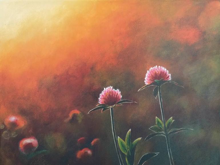 Original Floral Painting by Maryna Supren