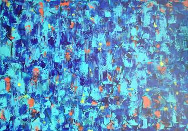 Original Abstract Expressionism Abstract Painting by Maryna Supren