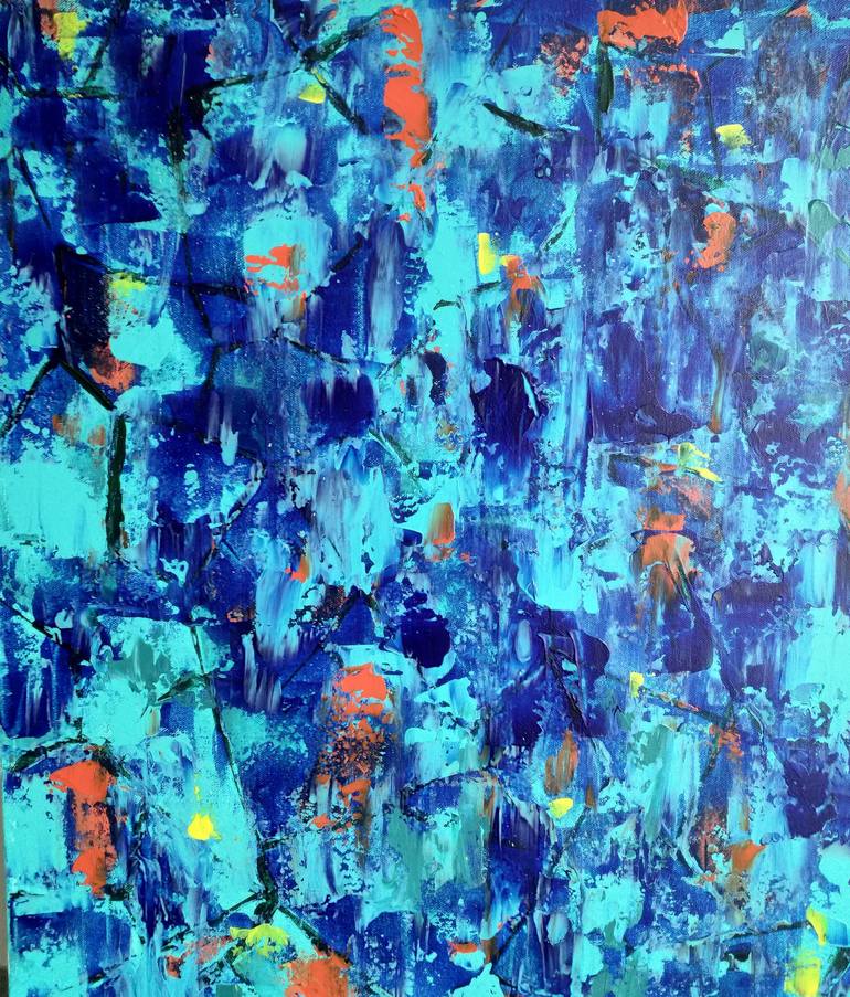 Original Abstract Expressionism Abstract Painting by Maryna Supren