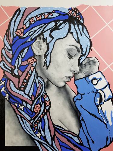 Original Pop Art Women Paintings by Jared Minnick