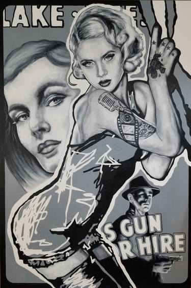 Original Pop Art Women Paintings by Jared Minnick