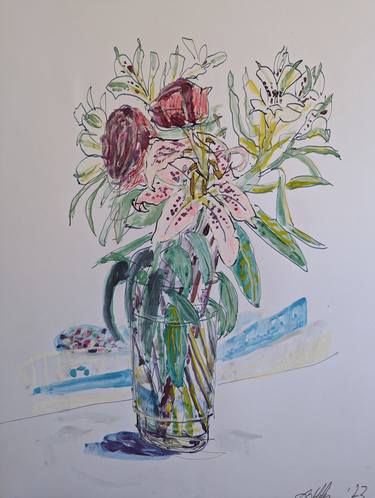 Print of Figurative Still Life Paintings by Gavin Waldron