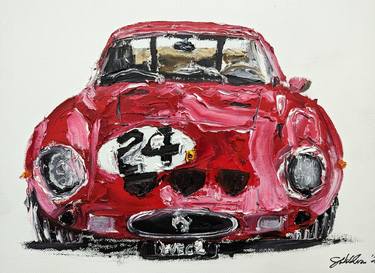 Original Abstract Car Paintings by Gavin Waldron