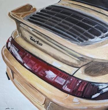 Original Car Painting by Gavin Waldron