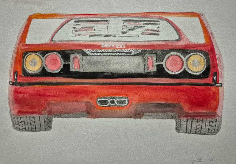 Ferrari F40 paintings | Saatchi Art