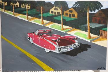 Original Abstract Car Paintings by Gavin Waldron