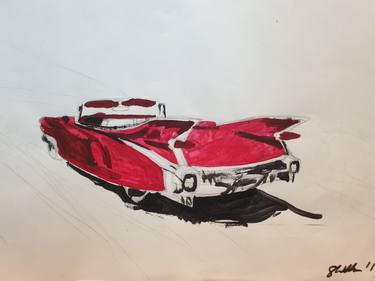 Original Abstract Car Paintings by Gavin Waldron