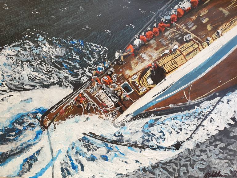 j class yacht paintings