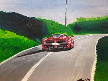 Print of Fine Art Car Paintings by Gavin Waldron