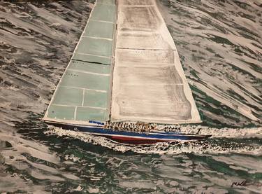 Original Fine Art Boat Paintings by Gavin Waldron