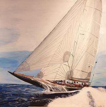 Print of Fine Art Boat Paintings by Gavin Waldron