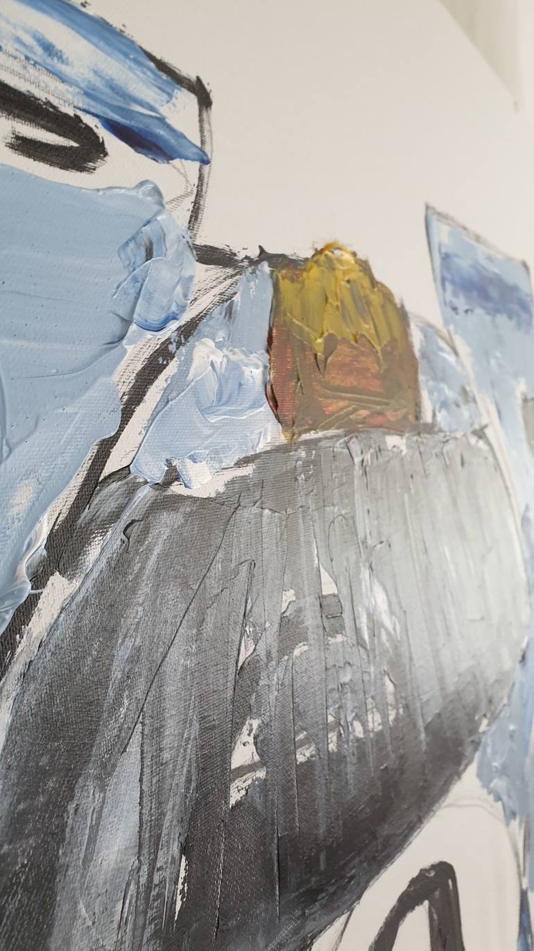 Original Abstract Car Painting by Gavin Waldron