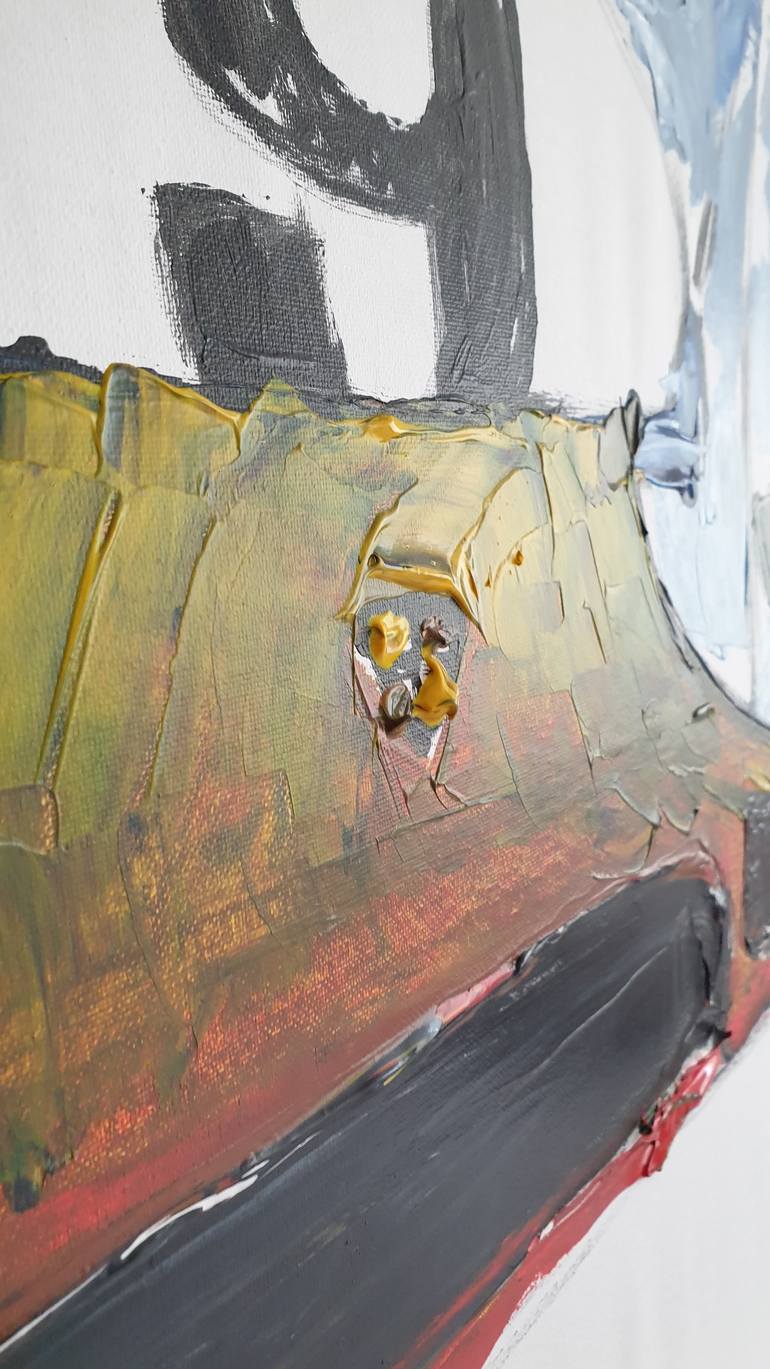 Original Abstract Car Painting by Gavin Waldron