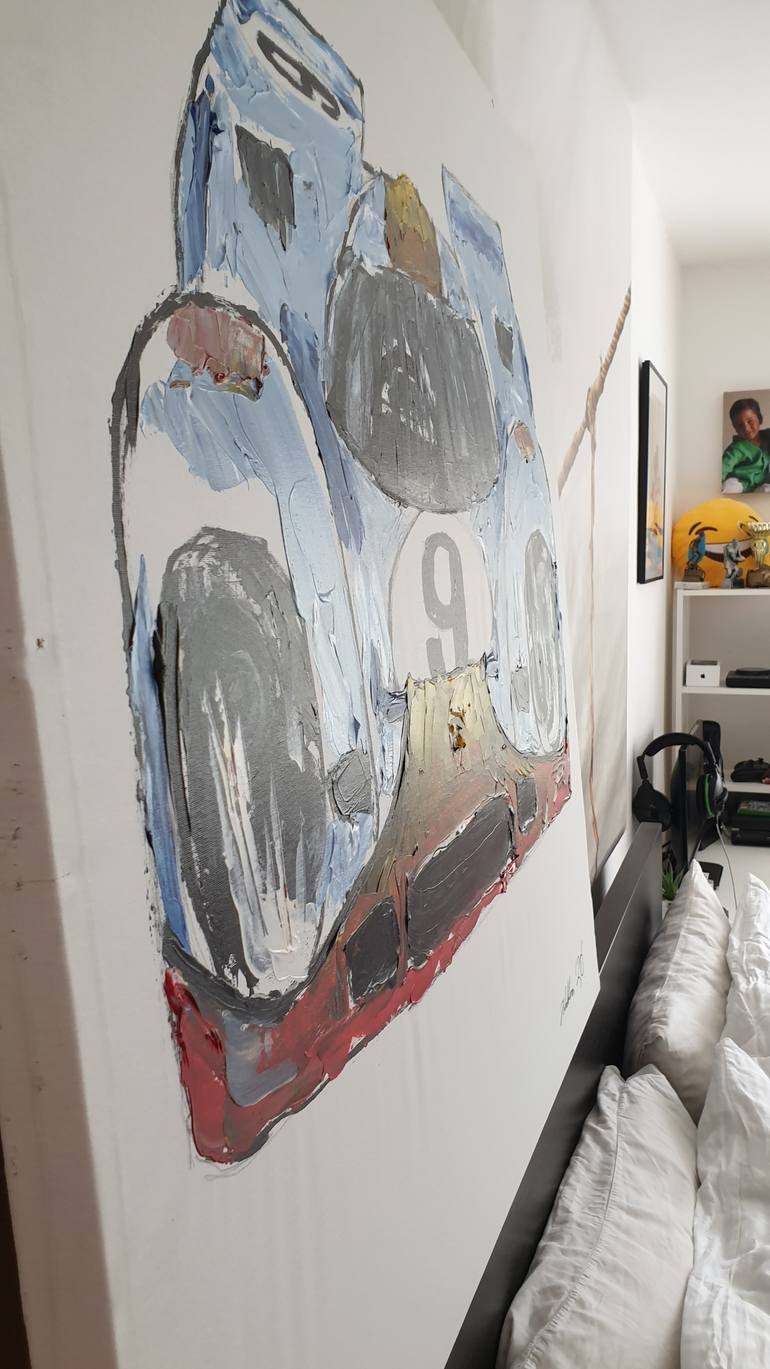 Original Abstract Car Painting by Gavin Waldron