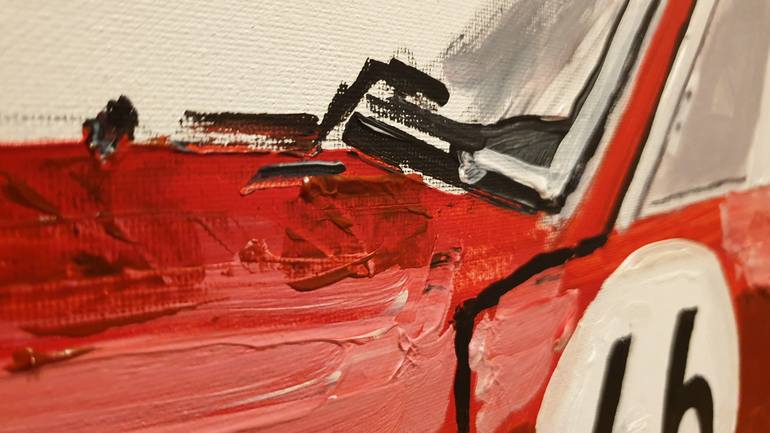 Original Abstract Car Painting by Gavin Waldron