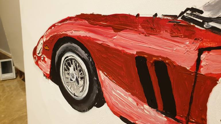 Original Abstract Car Painting by Gavin Waldron