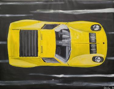 Print of Car Paintings by Gavin Waldron