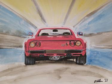 Print of Figurative Car Paintings by Gavin Waldron