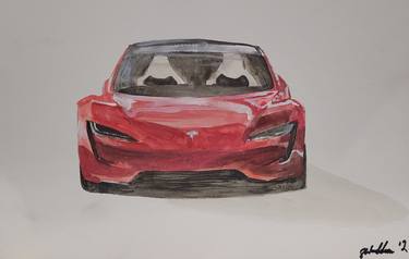 Print of Car Paintings by Gavin Waldron