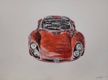 Print of Fine Art Car Paintings by Gavin Waldron