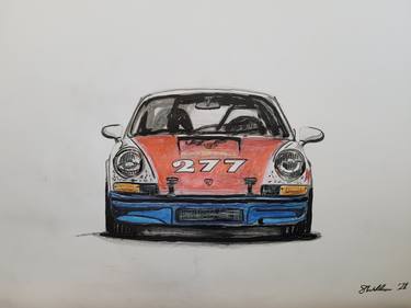 Print of Car Paintings by Gavin Waldron