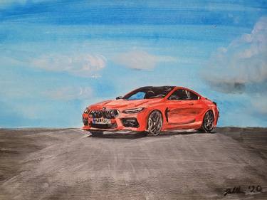 Print of Figurative Car Paintings by Gavin Waldron