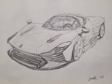 Original Car Drawings by Gavin Waldron