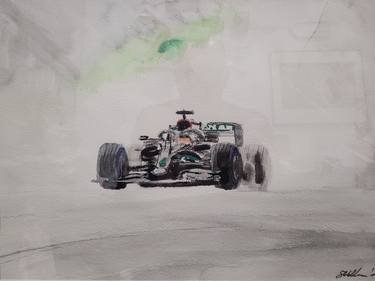 Print of Figurative Car Paintings by Gavin Waldron